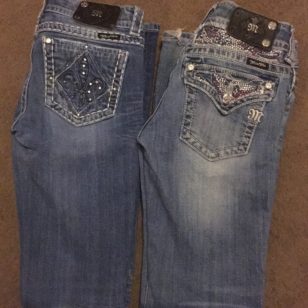 125$ for 4 pair Miss Me jeans